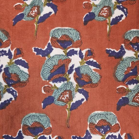 Victoria Dunn Billy Blouse Cinnamon Carnation Top Western Boho Cotton Womens S - Picture 7 of 13